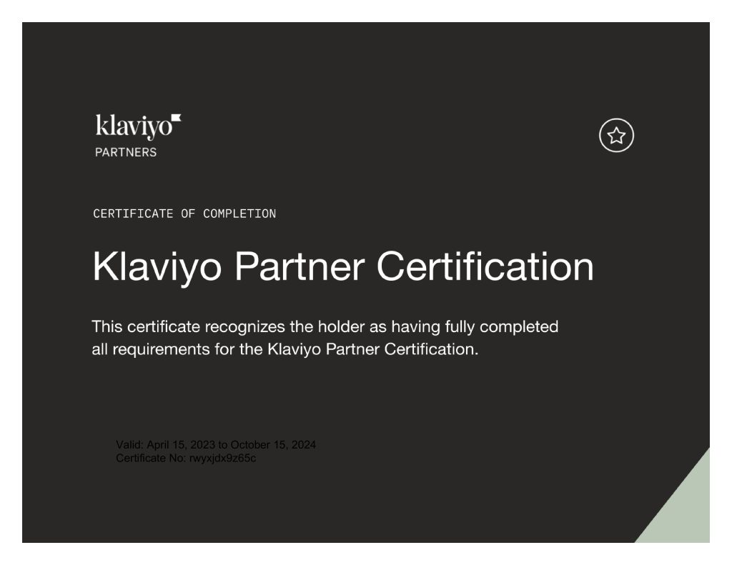 klaviyo-partner-certificate