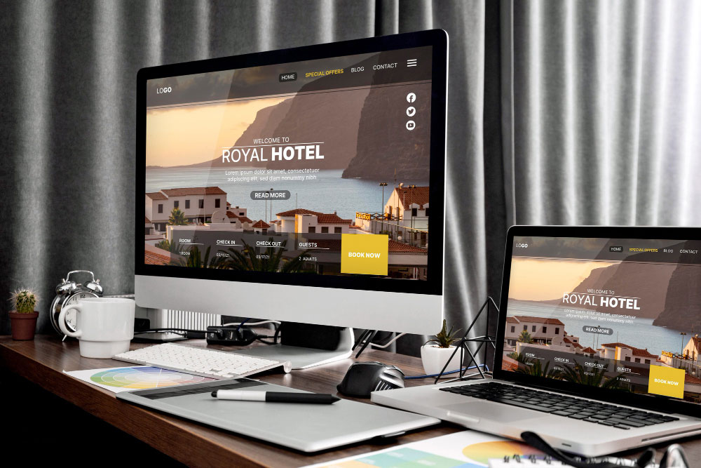 hotel homepage website