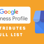 Google Business Profile Attributes Full List [Updated October 2024]